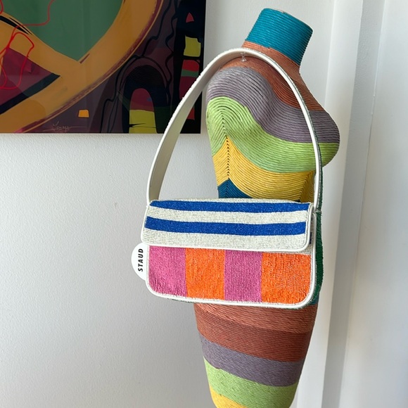 STAUD TOMMY BEADED BAG - Picture 4 of 12